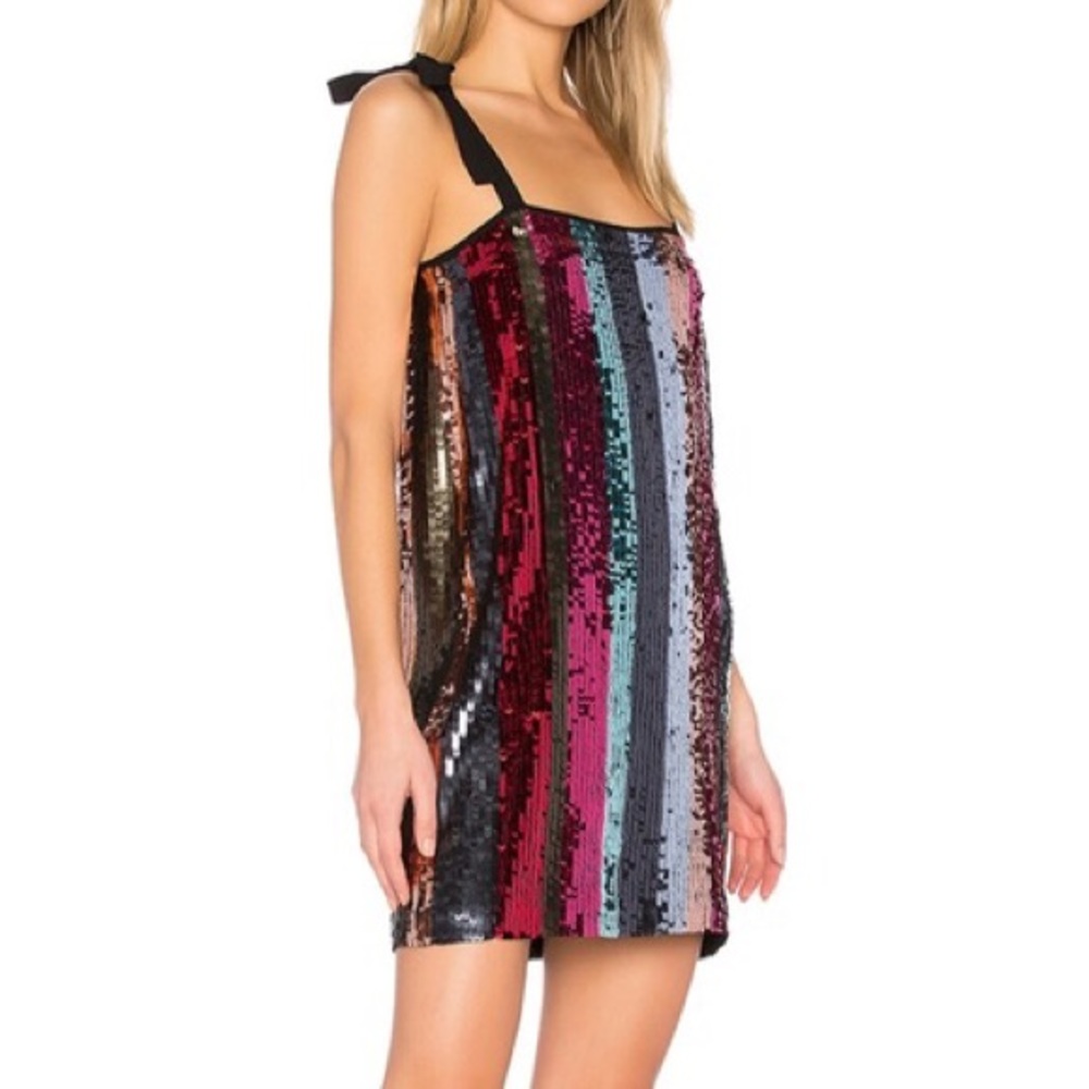 NWT Tanya Taylor Erykah Sequined Mini Dress Size 0 - Picture 6 of 7
